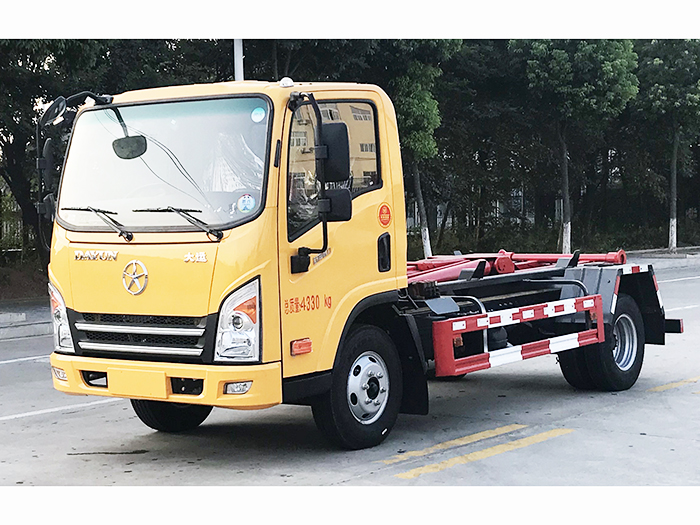 大運(yùn)藍(lán)牌車廂可卸式垃圾車