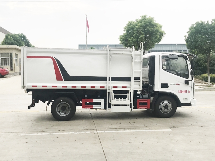 福田奧鈴側掛桶式垃圾車